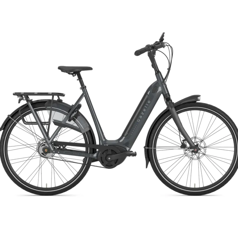Arroyo C5 HMB Elite Belt E-Bike City Bike Tiefeinsteiger 28" grau