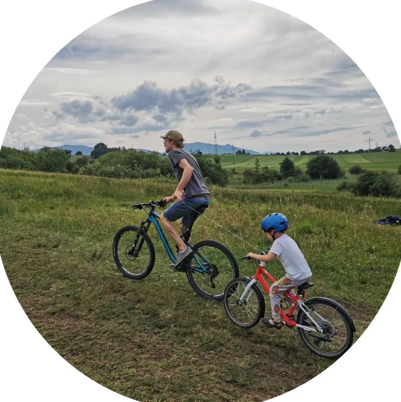 BikeZipper Abschleppseil für Kinderfahrräder & Laufräder