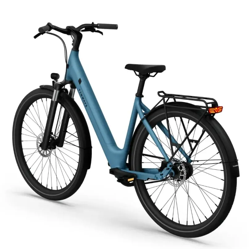 CGO 800 S E-Bike City Bike Tiefeinsteiger 28" blau