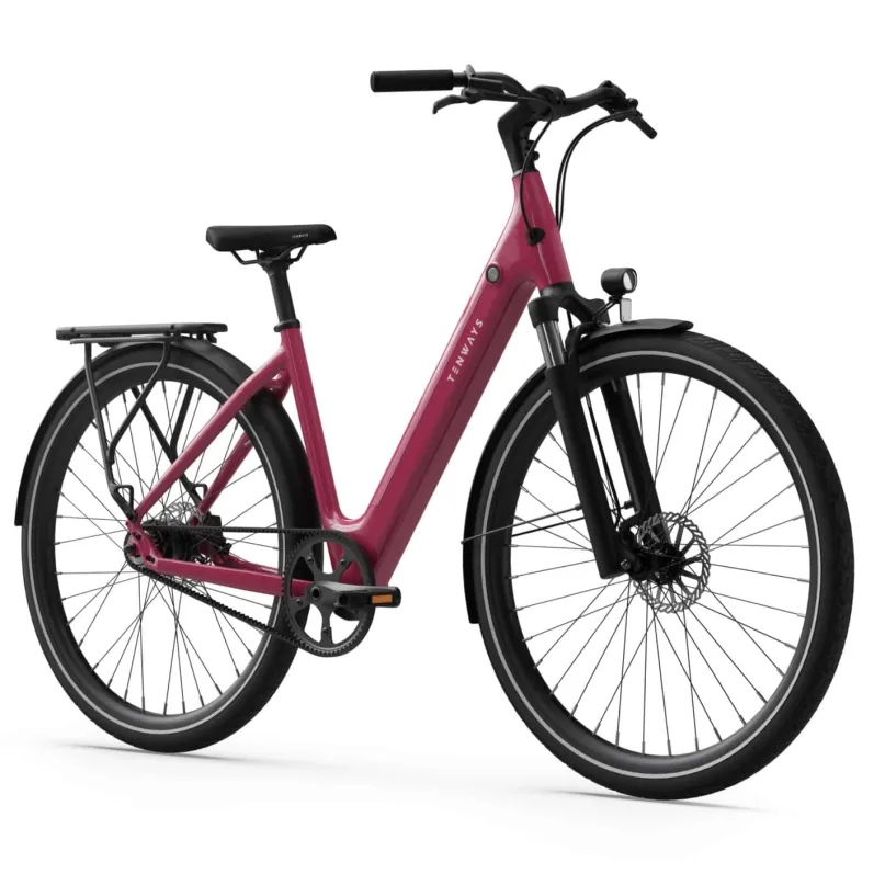CGO 800 S E-Bike City Bike Tiefeinsteiger 28" pink