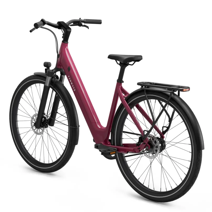 CGO 800 S E-Bike City Bike Tiefeinsteiger 28" pink