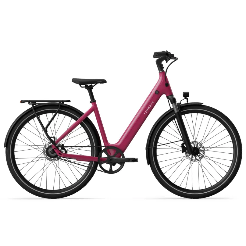CGO 800 S E-Bike City Bike Tiefeinsteiger 28" pink