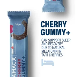 Cherry Gummy+ Energieriegel Box 12 x 30 g