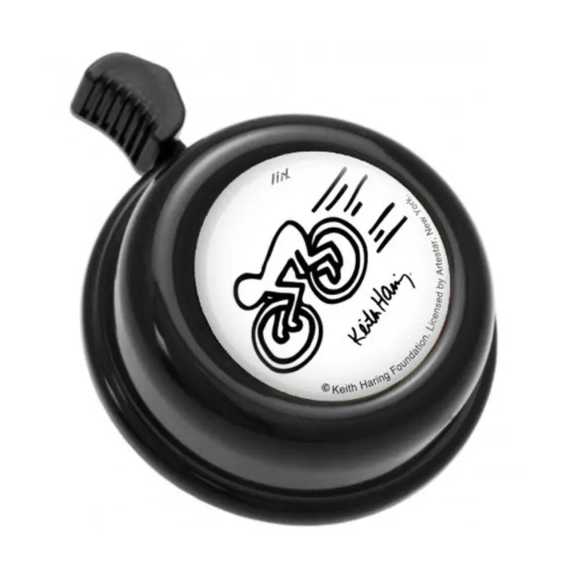Colour Bell Keith Harring Racing Fahrradklingel schwarz