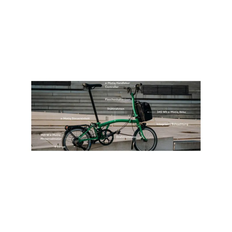 Electric C-Line H4EL E-Bike Faltrad 16" rot