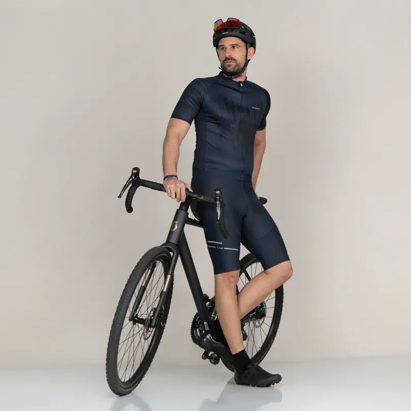 Elegant Line Macchie II FZ Radtrikot kurzarm Herren