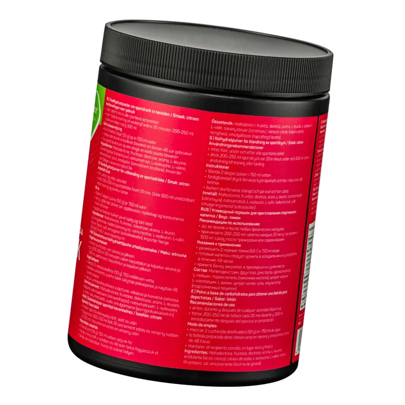 Energy Drink Zitrone + BCAA Iso Getränk vegan (650 g)