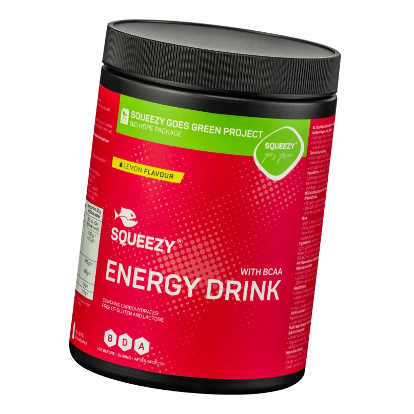 Energy Drink Zitrone + BCAA Iso Getränk vegan (650 g)