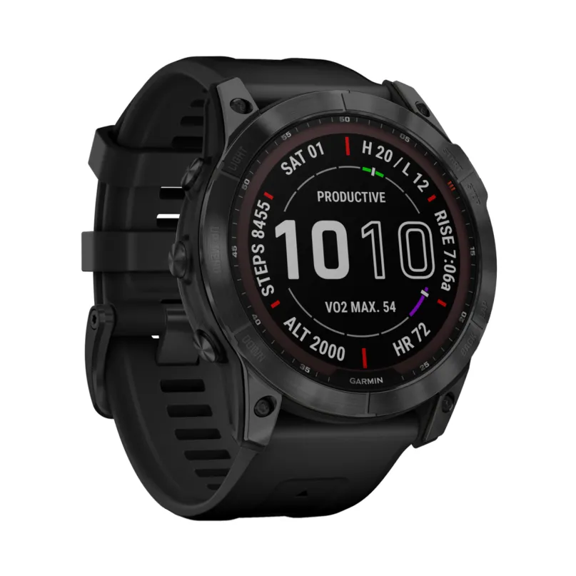 Fenix 7X Sapphire Solar Titan GPS-Multisport Smartwatch