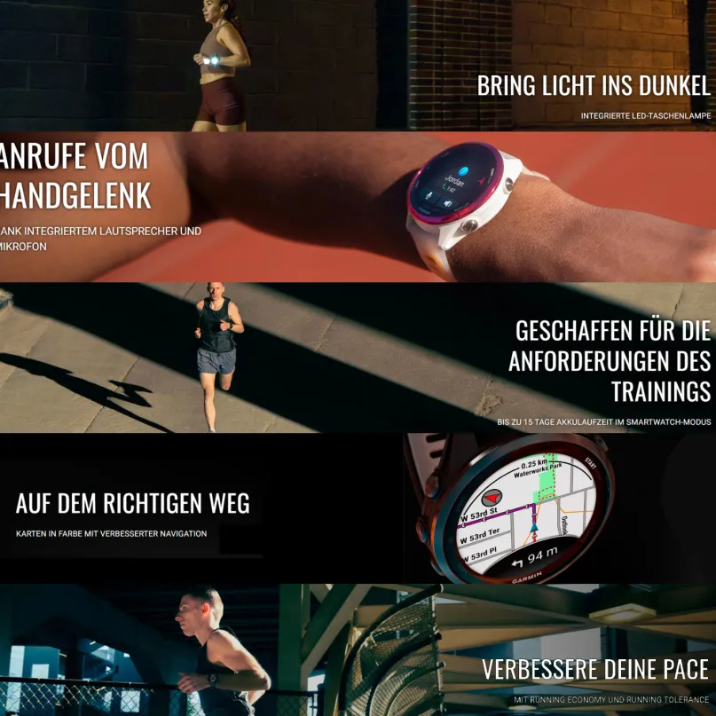 Forerunner 970 Smartwatch schwarz
