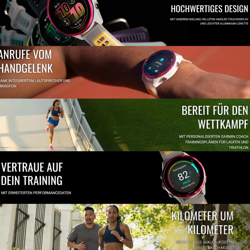 Forerunner 570 1,4" Smartwatch schwarz