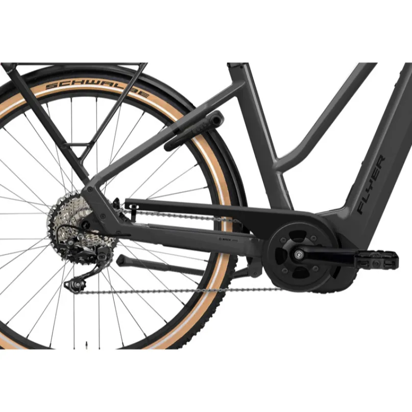 Gotour 7.12 XC SUV E-Bike Trekkingrad Trapez 29" grau