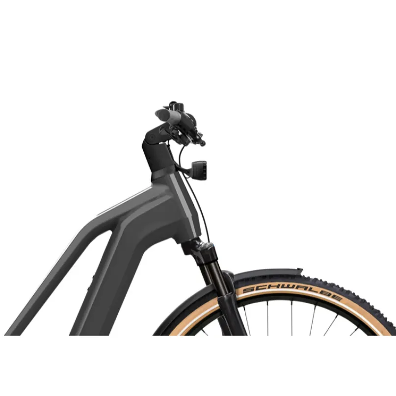 Gotour 7.12 XC SUV E-Bike Trekkingrad Trapez 29" grau