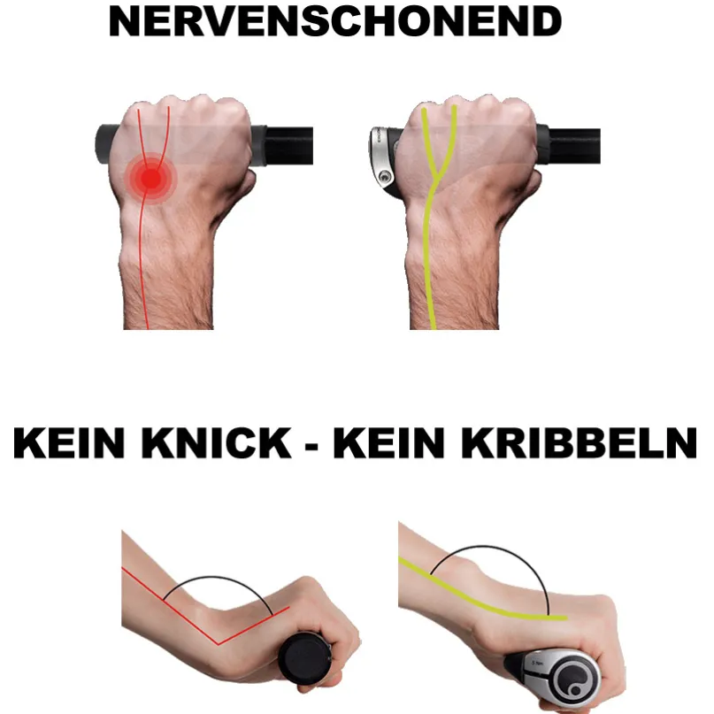 GP1 ergonomische Fahrradgriffe