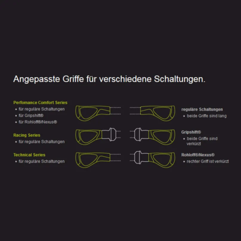 GP2 Evo Biokork Fahrradgriffe ergonomisch