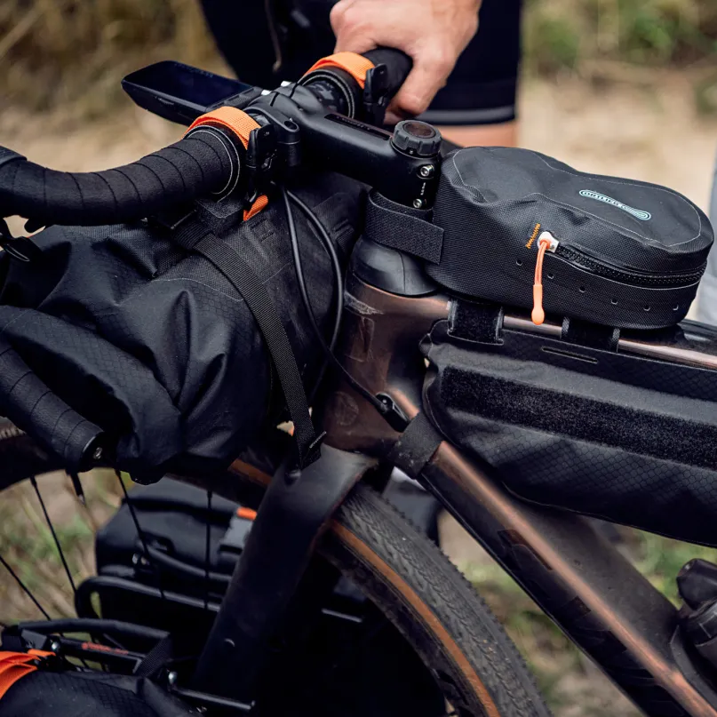 Handlebar-Pack 9 L Bikepacking-Lenkertasche schwarz