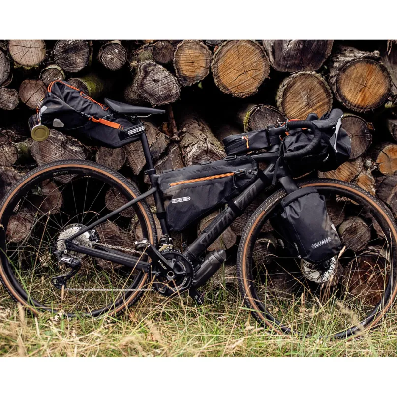 Handlebar-Pack 9 L Bikepacking-Lenkertasche schwarz