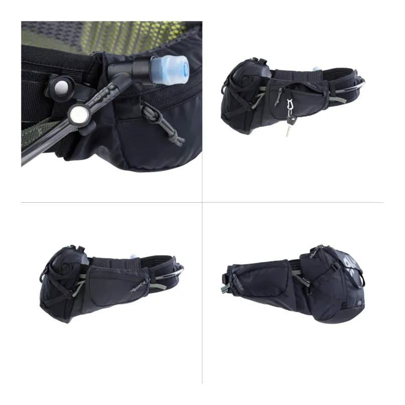 Hip Pack Pro 3 Gürteltasche Fahrrad schwarz inkl. 1,5 l Trinkblase