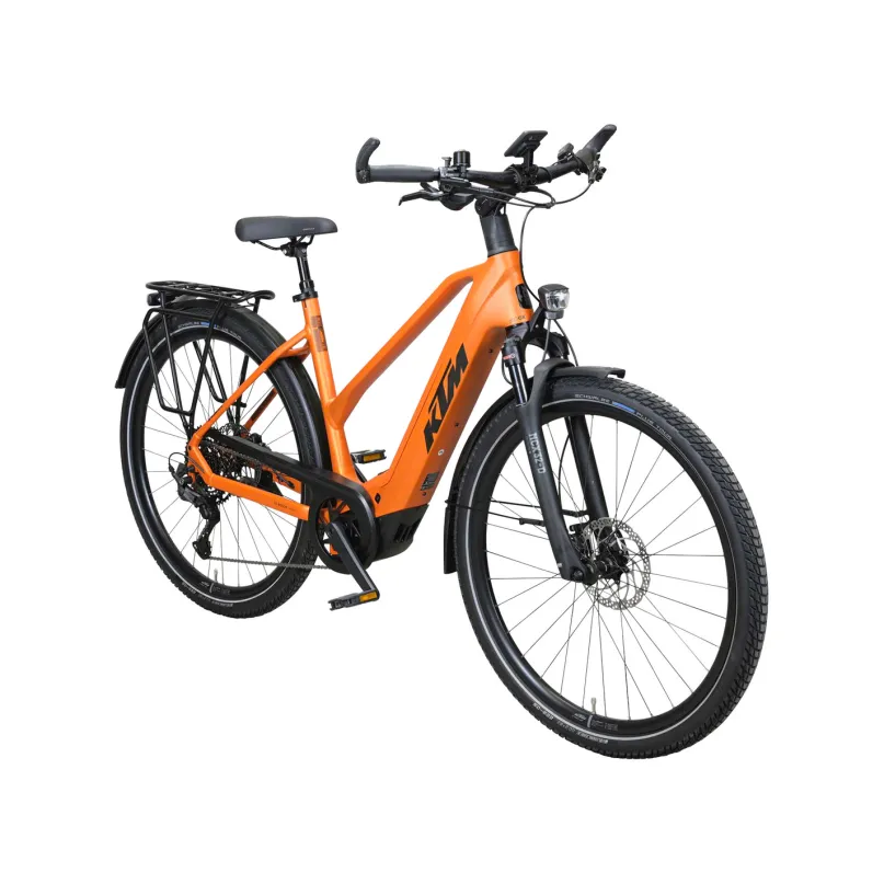 Macina Ultimate Pro 800 E-Bike Trekkingrad Trapez 28" orange