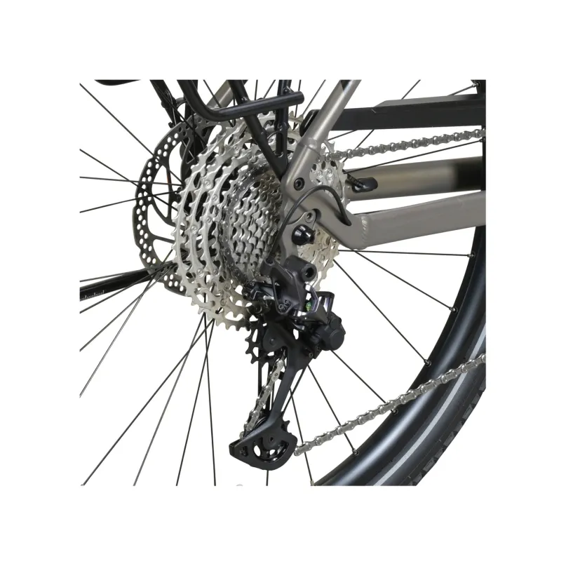Macina Ultimate XTS E-Bike Trekkingrad Tiefeinsteiger 28" grau