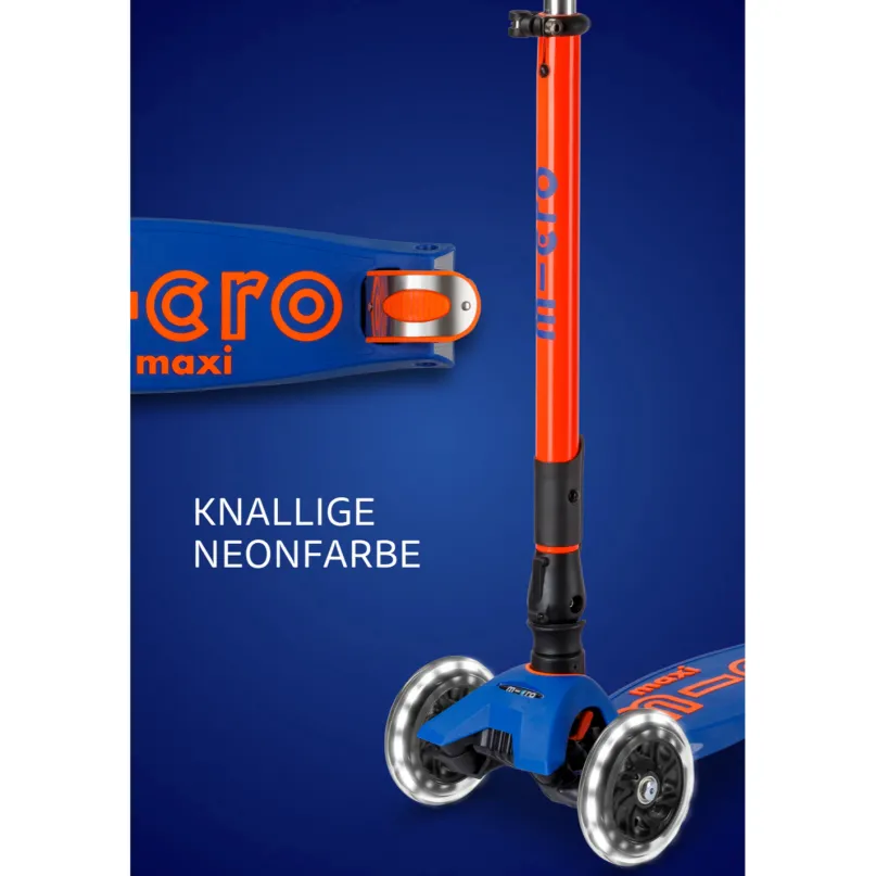 MaxiDeluxe Foldable Neon LED Roller orange