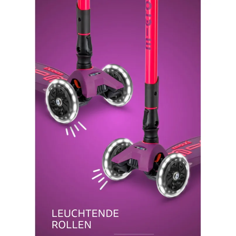 MaxiDeluxe Foldable Neon LED Roller pink