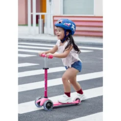 MiniDeluxe LED Kinderroller türkis