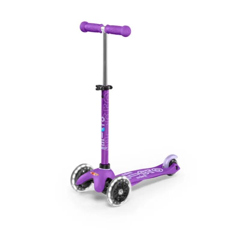 MiniDeluxe LED Kinderroller lila