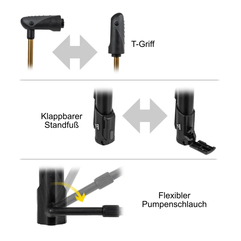 Minimorph klappbare Standpumpe