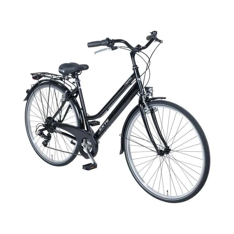 Nero City Bike Tiefeinsteiger 28" schwarz