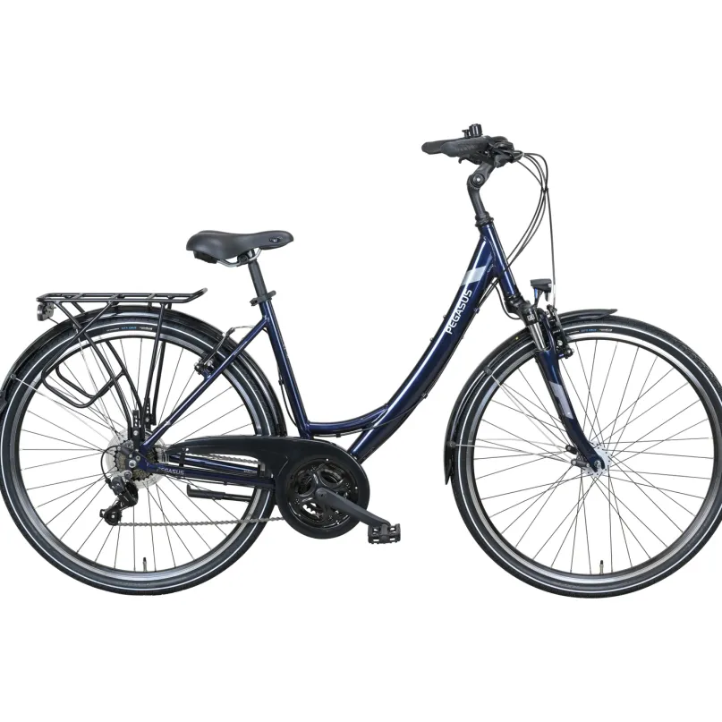 Piazza 21 Trekkingrad Tiefeinsteiger 28" blau