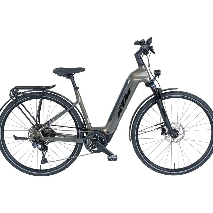 Power Sport SX Plus Di2 E-Bike Trekkingrad Tiefeinsteiger 28" bronze