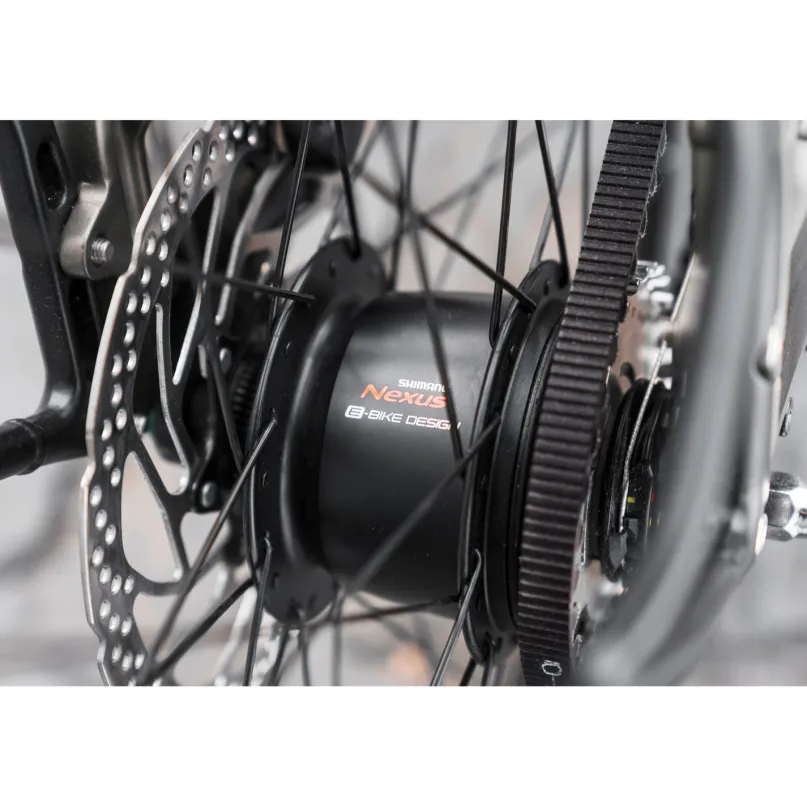 Premio EVO 5F Belt E-Bike Trekkingrad Herren 28" silber