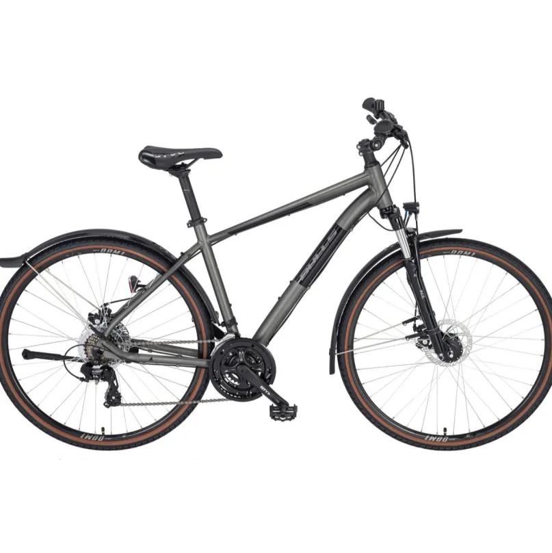 Racer Street Cross Crossbike Herren 28" grau