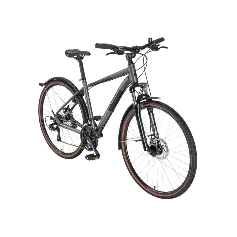 Racer Street Cross Crossbike Herren 28" grau