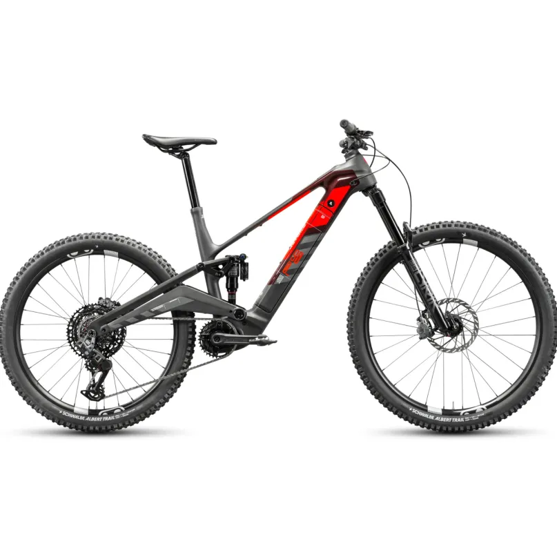 R.EX Pro E-Bike Mountainbike Fully 29"-27,5" rot-sw