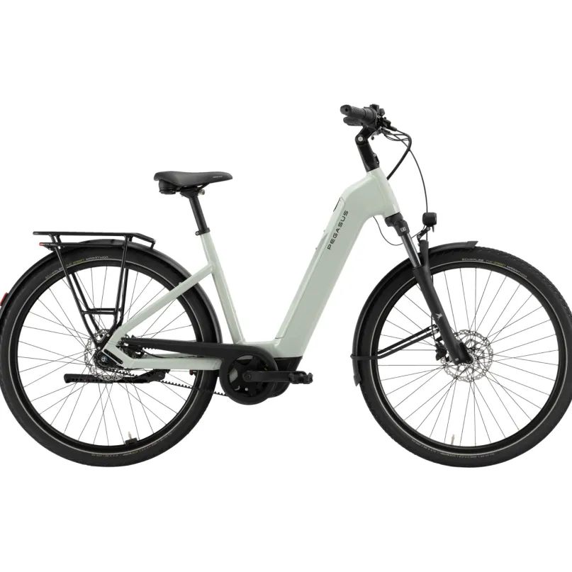 Solero EVO 7F Belt E-Bike City Bike Tiefeinsteiger 28" grün