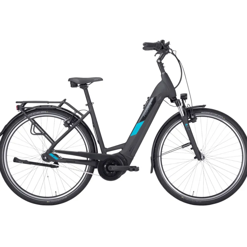 Solero Evo 7R Plus E-Bike City Bike Tiefeinsteiger 28" schwarz