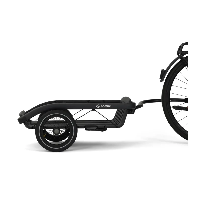 Venture Cargo Fahrradanhänger Transport schwarz